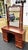 American Outstanding Antique Empire Mahogany Mirrored Kneehole Dressing Table or Vanity For Sale - Image 3 of 18