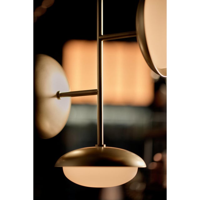 Contemporary Bond Pendant 3 Light For Sale - Image 3 of 9