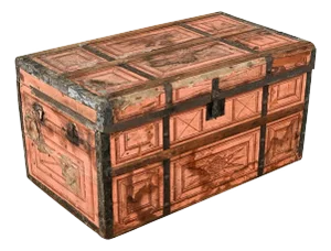 French 19th Century Steamer Trunk