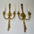 Early 20th Century Vintage French 19th. Century Louis XVI Style Bronze Twin-Arm, Rope & Tassel Ormolu Wall Lighted Sconces -Pair For Sale - Image 5 of 17