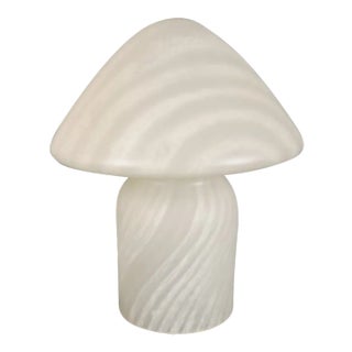 German Colored Glass Mushroom Table Lamp from Doria Leuchten, 1960s For Sale