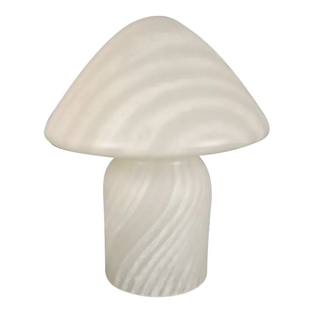 German Colored Glass Mushroom Table Lamp from Doria Leuchten, 1960s For Sale