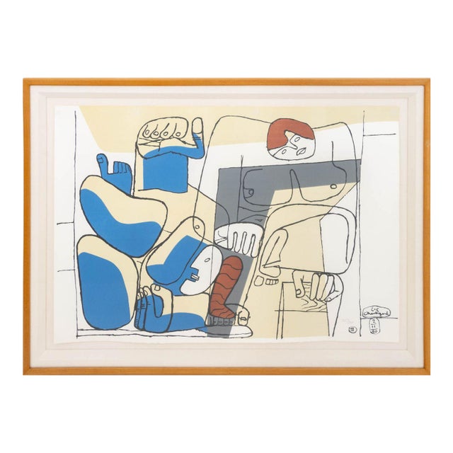 Le Corbusier "Chute De Barcelone" Lithograph For Sale
