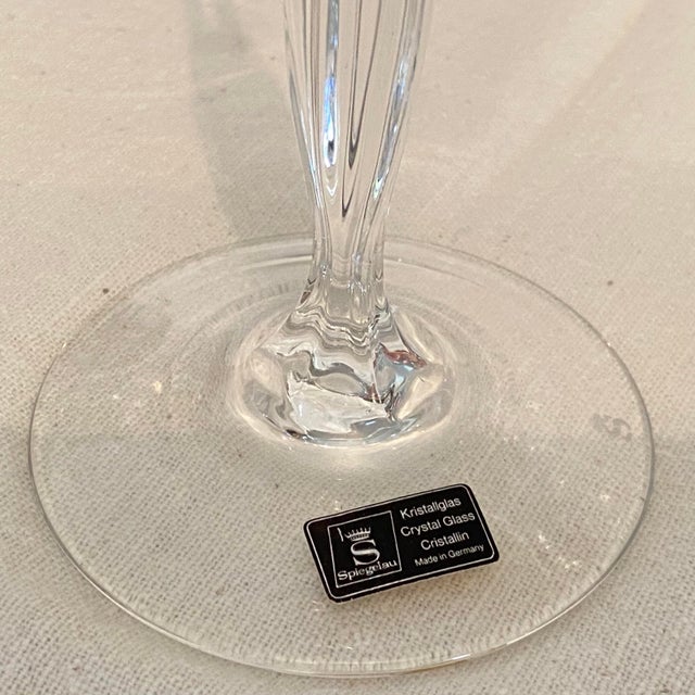 1980s Vesta Water Goblet by Spiegelau - Set of 5 For Sale - Image 5 of 10