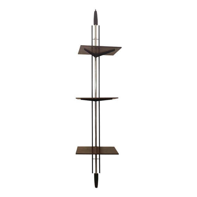 Floor to Ceiling Bookshelf by Carlo Hauner and Martin Eisler for Forma, Italy, 1960s For Sale
