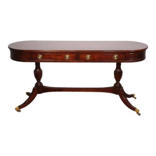 Classical Oval Library Table by Century Furniture For Sale