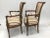 Vintage French Directoire Fauteuil Armchairs - a Pair For Sale - Image 9 of 13