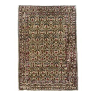 Antique Tabriz Rug 4'5'' X 6'7'' For Sale