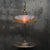 Metal Art Nouveau French Brass and Glass Table Light For Sale - Image 7 of 11
