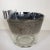 Mid-Century Modern Dorothy Thorpe Style Grape Pattern Silver Fade Ice Bucket WithTongs and Six 12 Oz. Tumblers - Set of 8 For Sale - Image 3 of 13