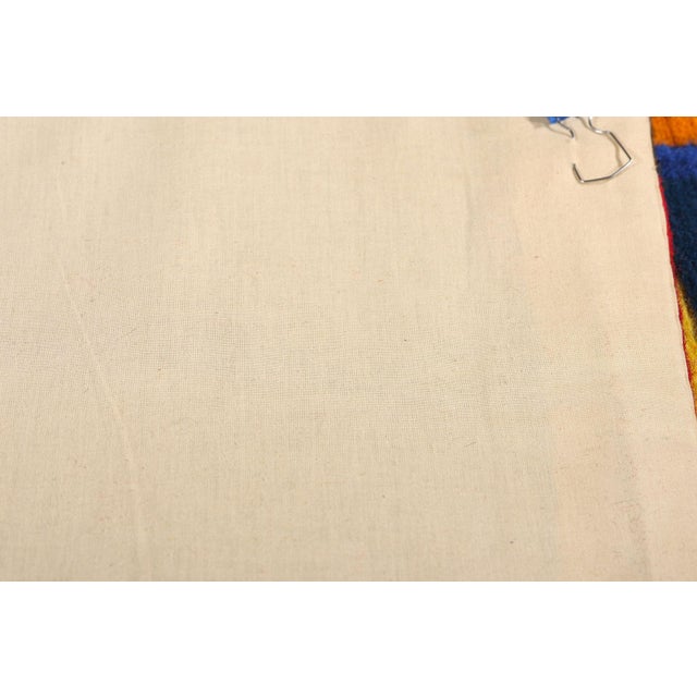 Textile Vintage Swedish Rollakan Rug by Eva Kaskova, 04'03 X 06'07 For Sale - Image 7 of 10