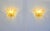Vintage Palmette Wall Light in Clear and Amber Glasses, 1990, Set of 2 For Sale - Image 12 of 17