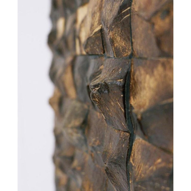 Coconut Mosaic Shell Plant Holders, Set of 2 For Sale - Image 10 of 14