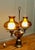 Vintage Twin Brass Table Lamp, 1970 For Sale - Image 3 of 8