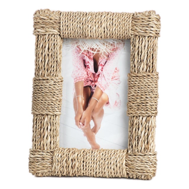Abaca Rope Photo Frame- 4" x 6" For Sale