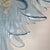 1980s Mid Century Modern Blue Murano Glass Petal Chandelier For Sale - Image 12 of 14