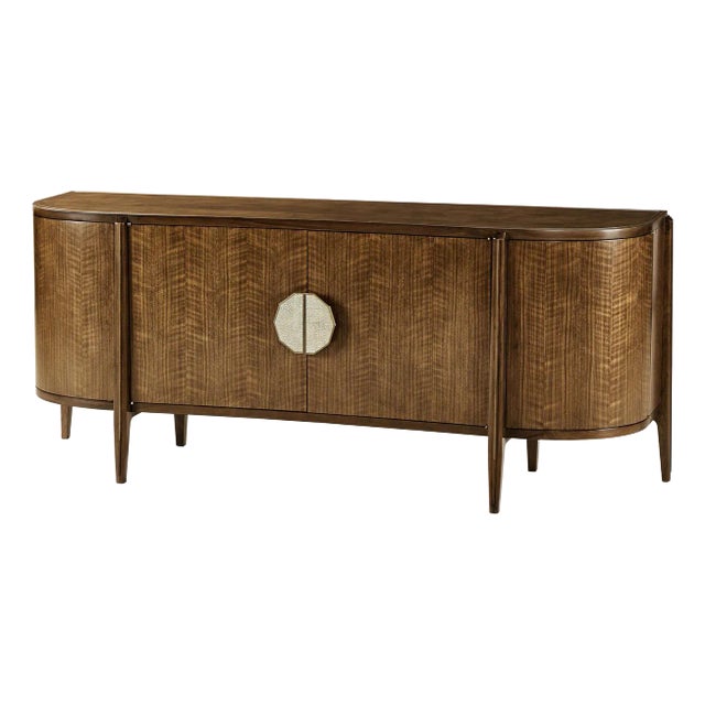 Mid Century Style Walnut Sideboard For Sale