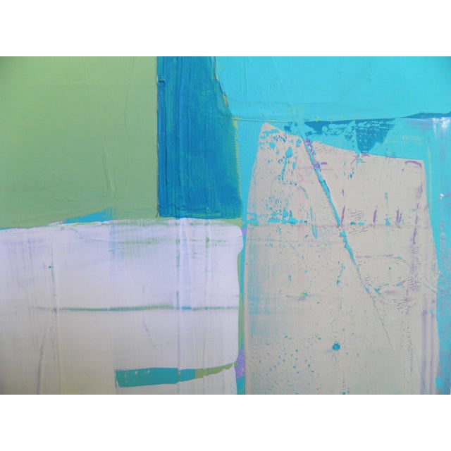 Abstract 2010s "Tent" Modern Abstract Acrylic Painting by Cathe Hendrick For Sale - Image 3 of 3
