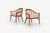 Salmon Harvey Probber Set of Four Occasional Chairs, Salmon Lacquer & Cane, 1960c For Sale - Image 8 of 17