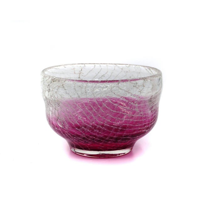 Vintage German Color-Changing Glass Bowl from WMF Ikora For Sale - Image 4 of 5