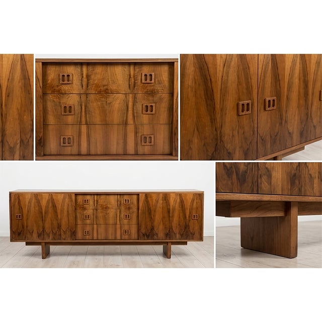 Mid-Century Modern Mid-Century Modern Hungarian Credenza, 1960s For Sale - Image 3 of 5
