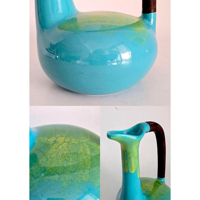Mid 20th Century Jaru California Art Pottery Bird Vase by Edmund Ronaky For Sale - Image 9 of 13