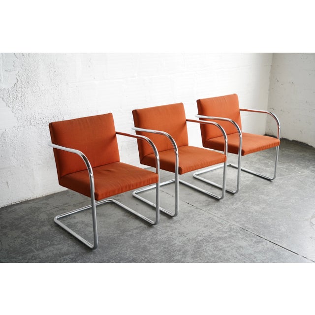 Mies Van der Rohe Mid 20th Century Mies Van Der Rohe Brno Chairs For Sale - Image 4 of 5