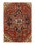 This gorgeous antique Persian Heriz rug is meant to convey warmth and vibrancy, present in every color skillfully chosen...