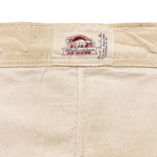 Large Vintage Cotton Sewn Red Cross Flag Chairish