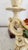 Pair of Vintage Ivory Ceramic Rose Double Candle Holders For Sale - Image 12 of 18