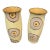 Sylvia Corrette Ceramic Bullseye Vases, Pair For Sale
