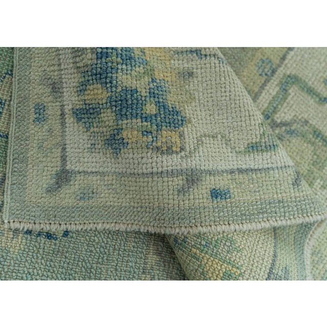 Turkish Oushak Rug 3'10"x 6' #19050 For Sale In Houston - Image 6 of 8