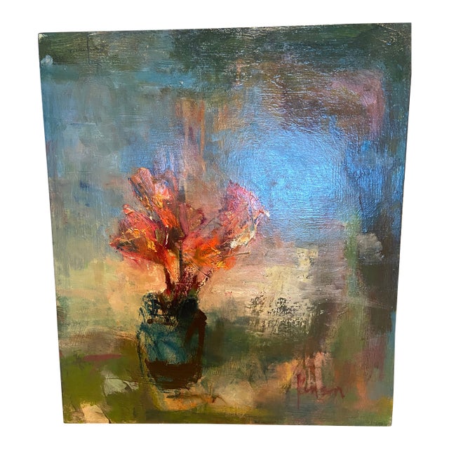 Original Oil Painting “Mommy’s Vase” For Sale