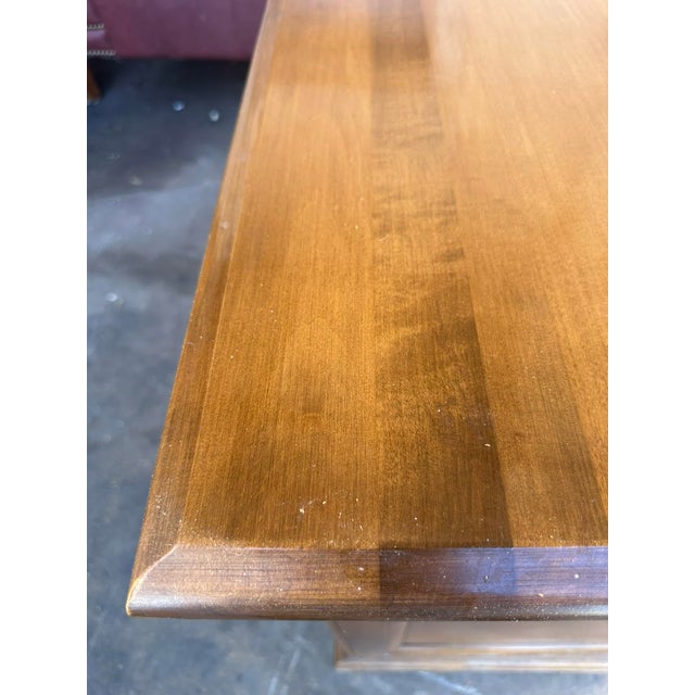 American ‘Provincetown’ 60” Solid Maple Credenza or Dresser by Dearborn of Oshkosh - Vintage Mid 20th Century For Sale - Image 3 of 8