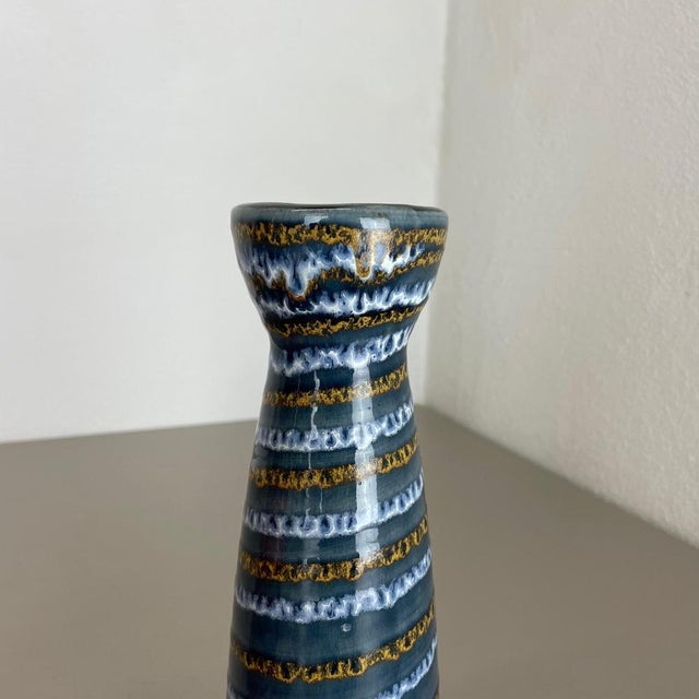 Pottery Fat Lava Vases from Scheurich, Germany, 1970s, Set of 2 For Sale - Image 13 of 18