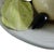 White Late 20th Century Christine Viennet 8.5" French Trompe L’Oeil Porcelain Plate . Chanterelle Mushrooms, Eggs, Lettuce Leaves, For Sale - Image 8 of 8