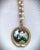Antique 10k Gold Open Two Sided Locket, Vintage Gold and Pearl Bead Chain For Sale - Image 9 of 10