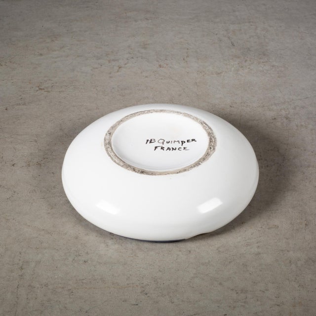 Art Deco Hb Quimper Ashtrays, France c.1930-Two Available For Sale In San Francisco - Image 6 of 14
