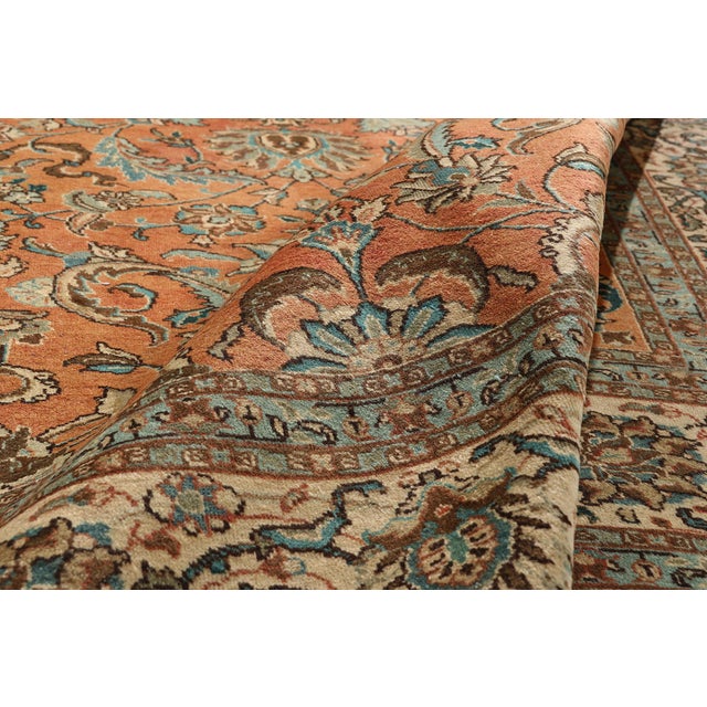 Vintage Persian Tabriz Rug - 10'00 x 13'03 For Sale In Dallas - Image 6 of 10