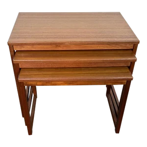 Mid 20th Century Mid Century Modern Nesting Tables by Seffle Mobelfabrik - Set of 3