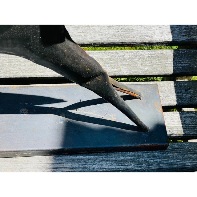 Vintage Hand Wrought Iton Dog For Sale - Image 9 of 9