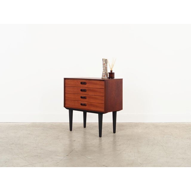 Danish Teak Chest of Drawers, 1960s For Sale - Image 3 of 8