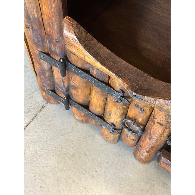 Vintage Rustic Chestnut Sideboard, 1960s For Sale - Image 13 of 14