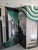 Measurements ( L x W x H) 110.25 x .25 x 93.25 flat across. Amazing monumental room divider. This item was a custom...