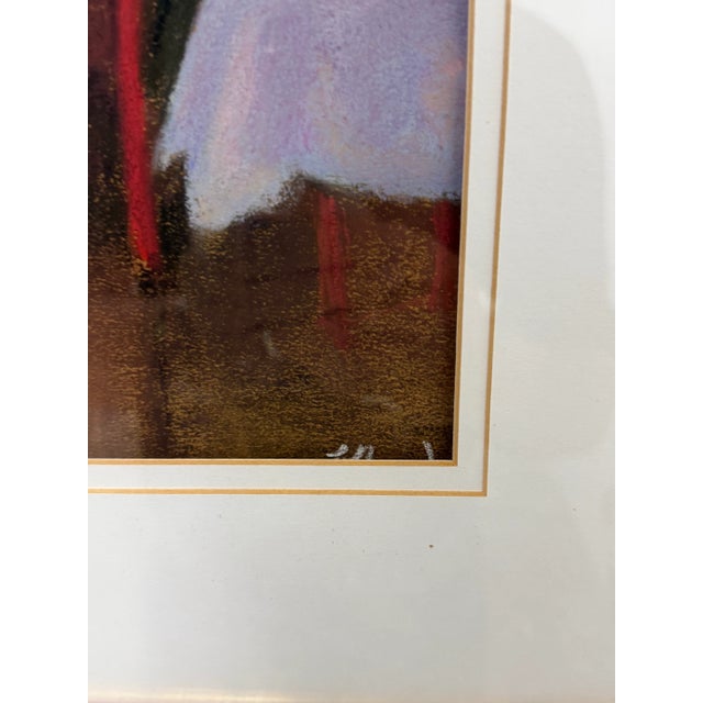 Francine Hurd "Restaurant Series 2" Original Pastel Art Work + Signed, Circa 2004 For Sale - Image 9 of 12