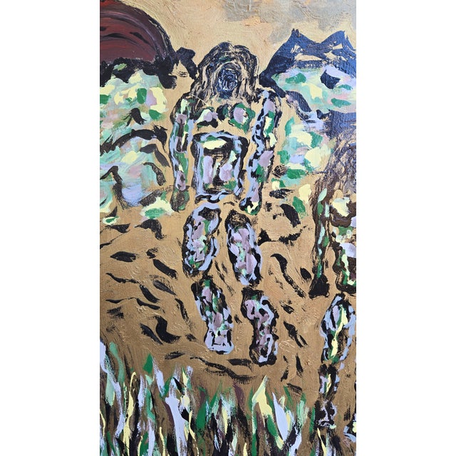 Tribal 1990s "She, the Tree, Amazon Mystery" by John Carnright For Sale - Image 3 of 12
