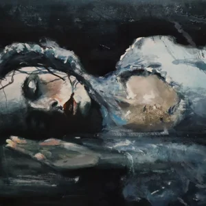 Miguel Angel Paolin, Ophelia, 2023, Watercolor