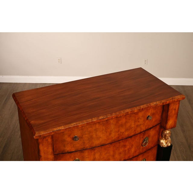 Lineage Home Furnishings Empire Style Tall Chest Of Drawers For Sale - Image 4 of 18
