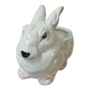 Vintage Ceramic Bunny Planter