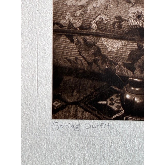 1940s 1940s Paul Dunckhorst Black & White "Spring Outfit" 1940s Original Photograph For Sale - Image 5 of 5